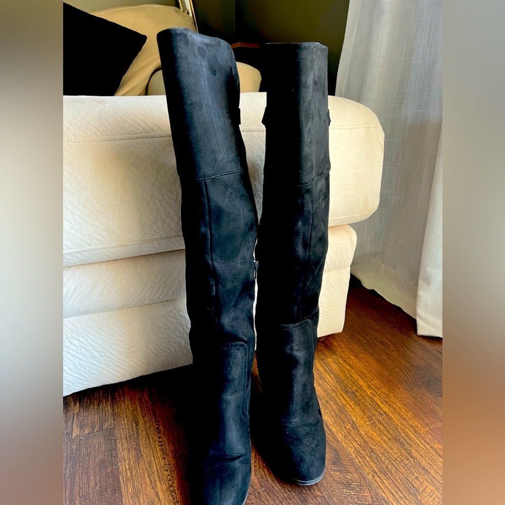 East Street over the knee boots.  Black.  Size 9.5